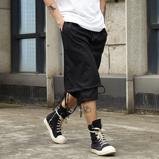 Pantalones Cortos Cropped de Doble Capa - Image 4