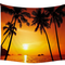 Tapiz de Pared Playa Tropical - Estrella de Mar y Coco Estilo Europeo Moderno
