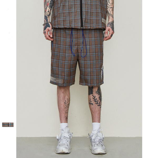 Shorts Casuales Vintage Británicos con Franjas Laterales para Hombre