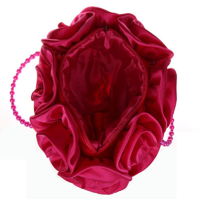 Bolso de Noche Beaded Rose - Elegancia Floral para Eventos Especiales - Image 2