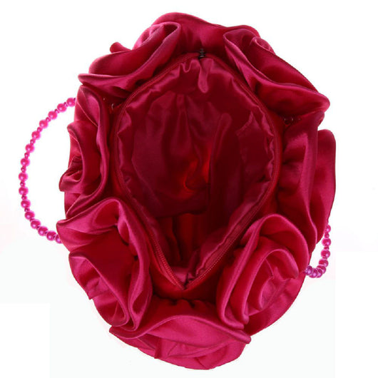 Bolso de Noche Beaded Rose - Elegancia Floral para Eventos Especiales - Image 2