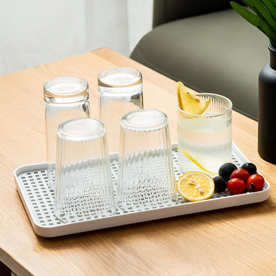Bandeja Organizadora Doble con Portavasos y Almacenamiento - Image 3