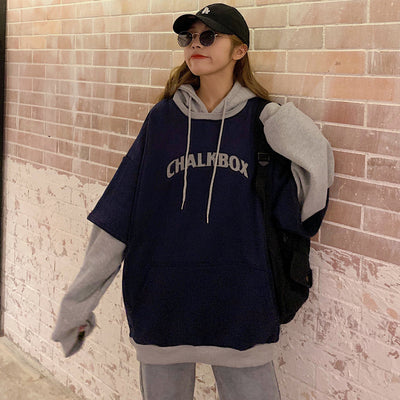 Suéter Deportivo Dos Texturas con Capucha para Mujer - Image 7