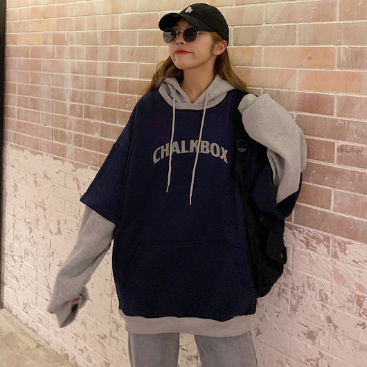 Suéter Deportivo Dos Texturas con Capucha para Mujer - Image 7