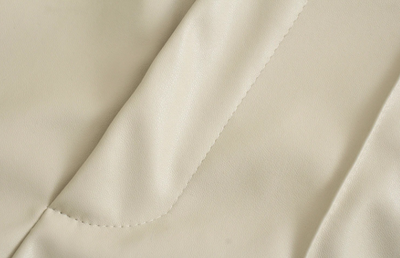 Pantalones Rectos de Cuero PU Slim Fit para Mujer - Image 12