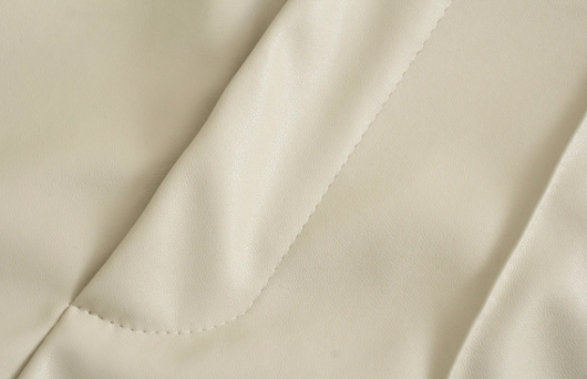 Pantalones Rectos de Cuero PU Slim Fit para Mujer - Image 12