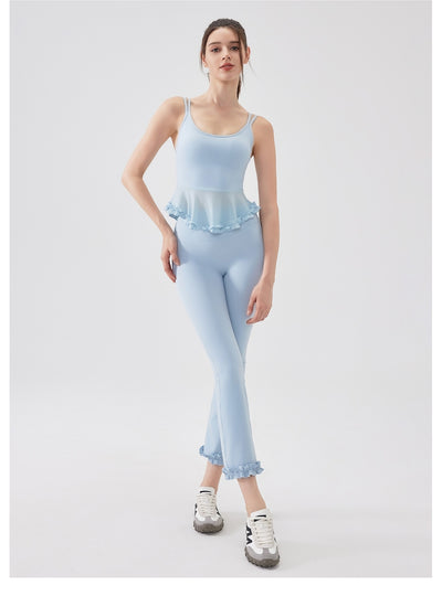 Top Deportivo Yoga con Encaje Espalda Descubierta - Tela Respirable Fanxin Air Sense - Image 12