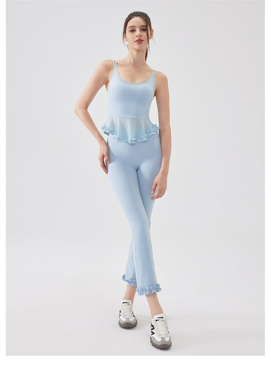 Top Deportivo Yoga con Encaje Espalda Descubierta - Tela Respirable Fanxin Air Sense - Image 12