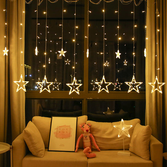 Guirnalda de Luces LED con Estrellas de Cinco Puntas