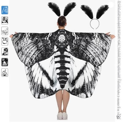 Capa Halloween con Mariposas Giratorias - Decoración Mágica - Image 9