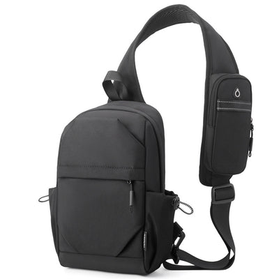 Mochila Pecho Oxford para Hombre - Bolsa Cruzada Funcional - Image 9