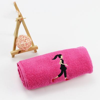 Toalla Deportiva de Algodón con Bordado Maratón - Image 3