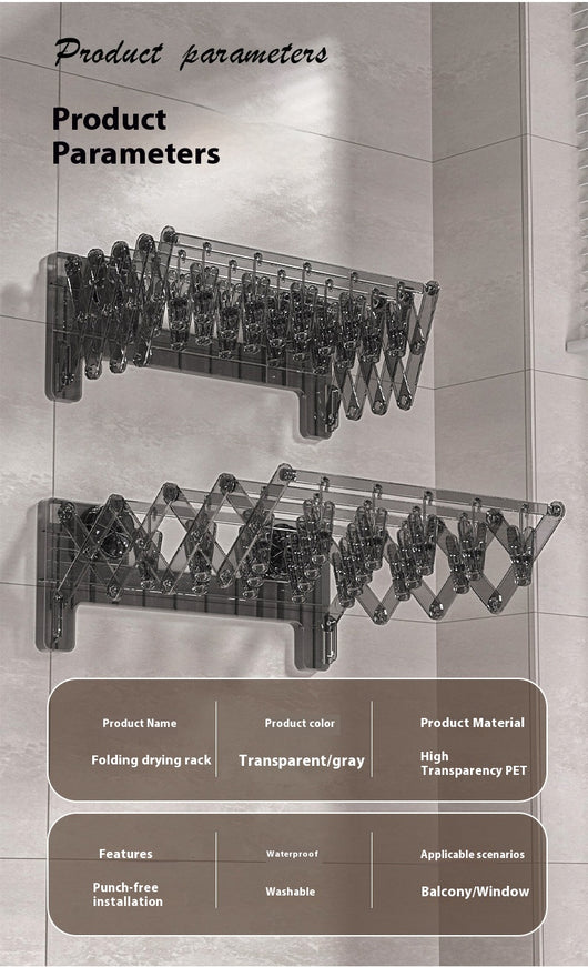 Tendedero de Toallas con Ventosas - Plegable sin Perforaciones - Image 11