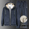 Conjunto de Sudadera y Pantalón de Terciopelo Silver Fox Talla Grande