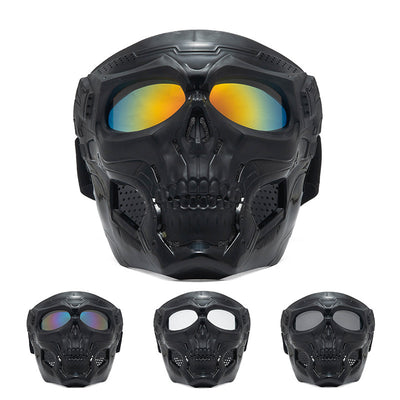 Gafas de Motociclismo Antiaire con Diseño Calavera Unisex - Image 19