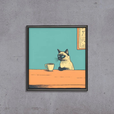 Cuadro Decorativo Retro Gato Cartoon para Hogar y Restaurantes - Image 18