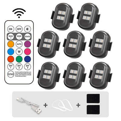 Luz de Advertencia LED para Motocicleta con Control Remoto Inalámbrico - Image 13