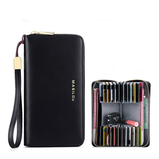 Billetera de Cuero para Hombre con Múltiples Compartimentos y Gran Capacidad - Image 4