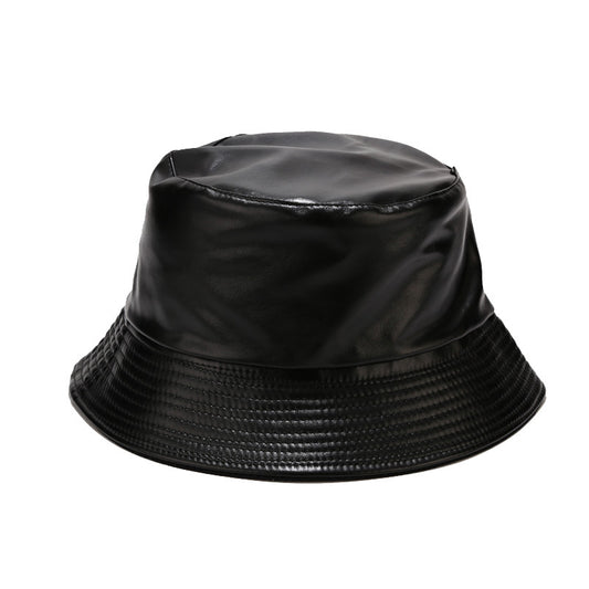 Sombrero Reversible de Cuero para Pescador