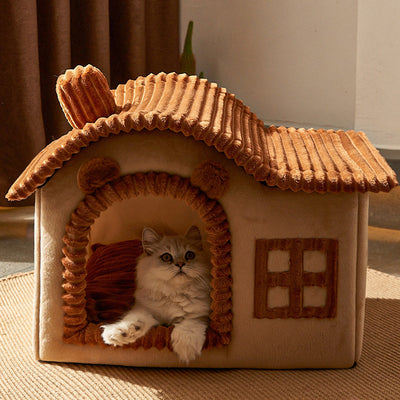 Arenero Cerrado Térmico para Gatos Winter Warm Villa