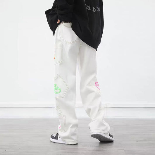 Pantalones Casuales Sueltos con Múltiples Bolsillos - Image 7