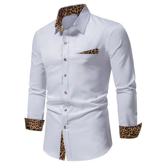 Camisa Manga Larga Combinada para Hombre - Image 5