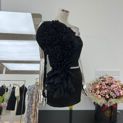 Chaleco Asimétrico Floral con Cinta - Diseño Goddess Street - Image 12