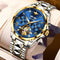 Brazalete De Acero Azul