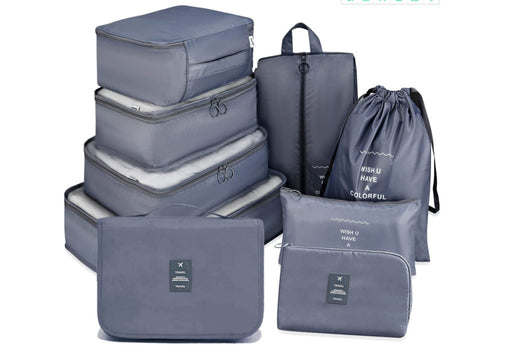 Juego de 9 Bolsas de Viaje en Tela Reforzada - Image 16