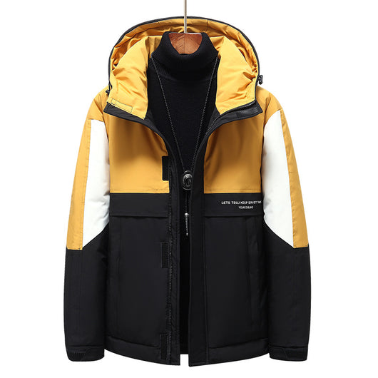 Chaqueta de Plumón Blanco con Capucha para Trabajo - Resistente y Cálida - Image 4