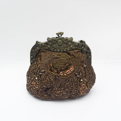 Bolso de Noche Vintage con Bordado de Rosas y Lentejuelas - Image 23
