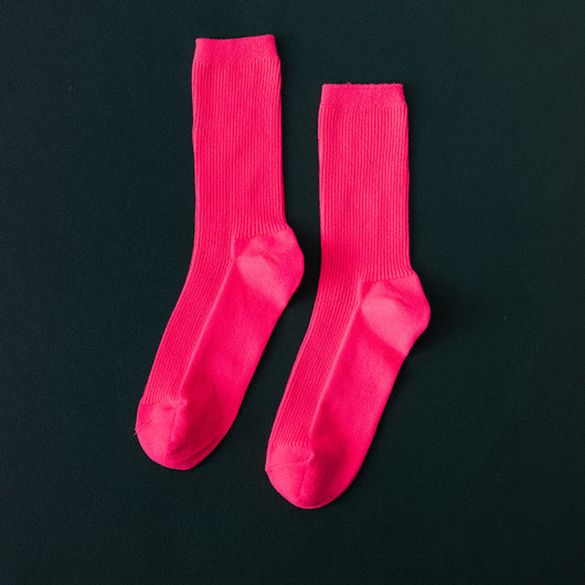 Calcetines Tubo Largo de Colores Fluorescentes - Image 16