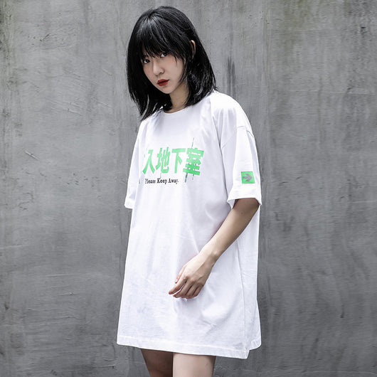 Camiseta de Algodón Estampada Suelta y Cómoda - Image 3