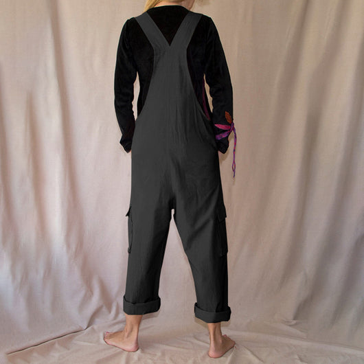 Overol Cargo Multibolsillos para Mujer - Estilo Casual - Image 6