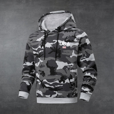Sudadera Tipo Militar Gruesa para Hombre con Diseño Camuflaje - Image 3