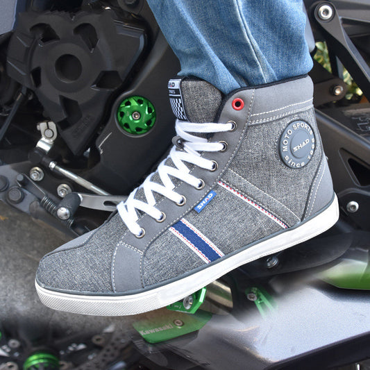 Botas de Motociclista Protectoras Transpirables con Protección Anticaída