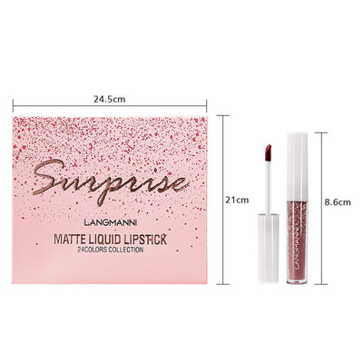 Set de 24 Labiales Líquidos Mate Resistentes al Agua - Image 3