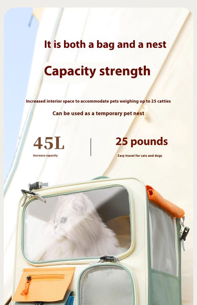 Mochila Transportadora Portátil para Gatos y Mascotas - Image 6