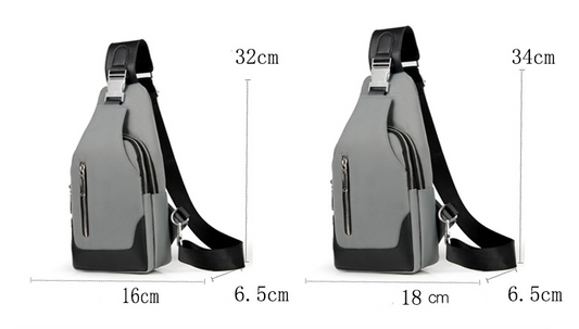Bolsa Bandolera para Ciclismo en Tela Oxford - Bolso Práctico para Hombre - Image 2