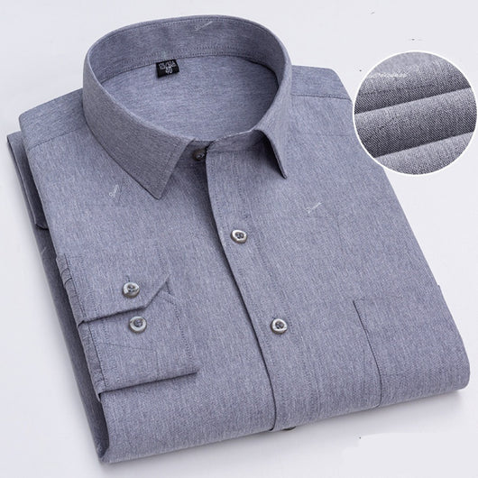 Camisa Casual de Cuadros Manga Larga para Hombre Adulto - Image 15
