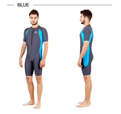 Traje de Baño Deportivo Estampado Tiburón Secado Rápido Manga Corta - Image 7