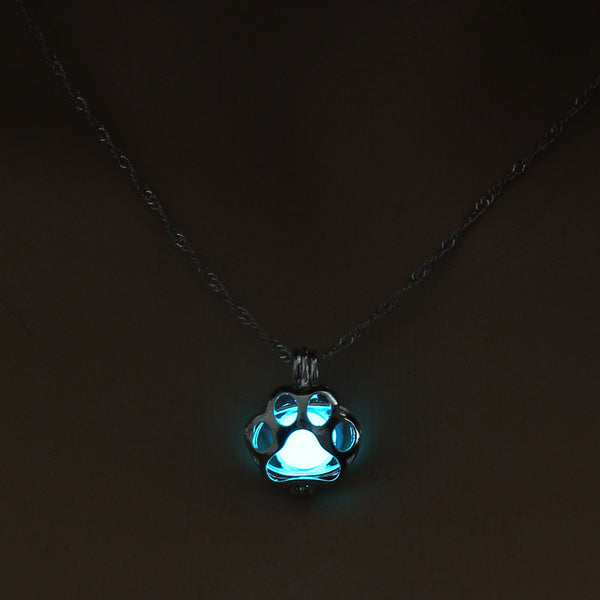 Collar Luminoso Hueco con Diseño de Pata de Perro - Image 6