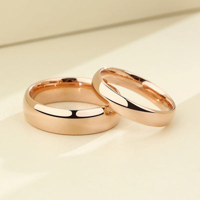 Anillo de Oro 18K Liso para Hombre y Mujer - Oro Rosa y Multicolor - Image 11