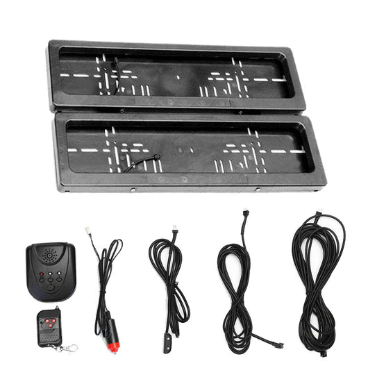 Protector de Placas Patente Enrollable Delantero y Trasero