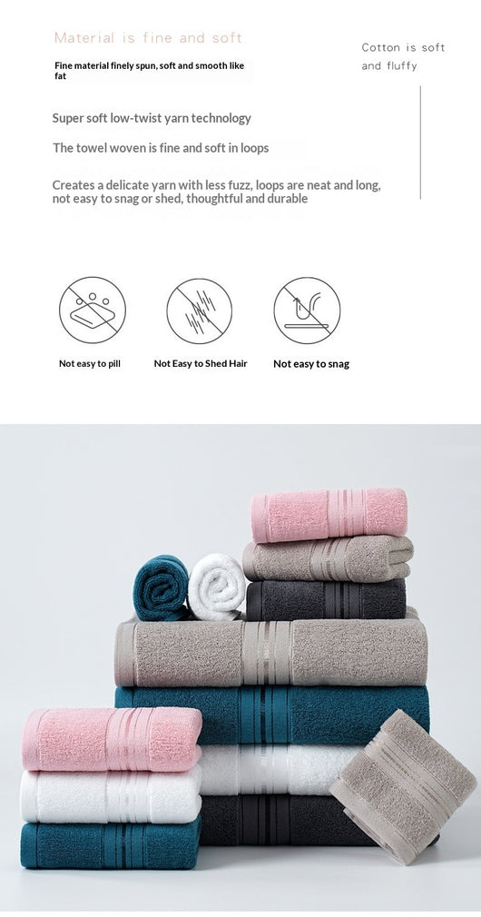 Juego de Toallas de Baño 100% Algodón Puro - Absorbentes y Duraderas - Image 19