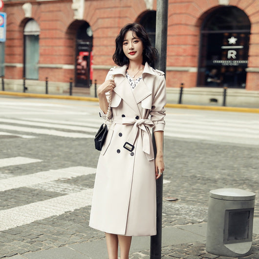 Gabardina Clásica de Largo Medio para Mujer - Image 3