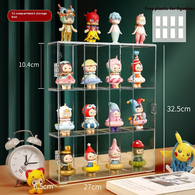 Vitrina Acrílica Antipolvo para Colecciones de Muñecas - Exhibidor de Pared - Image 2