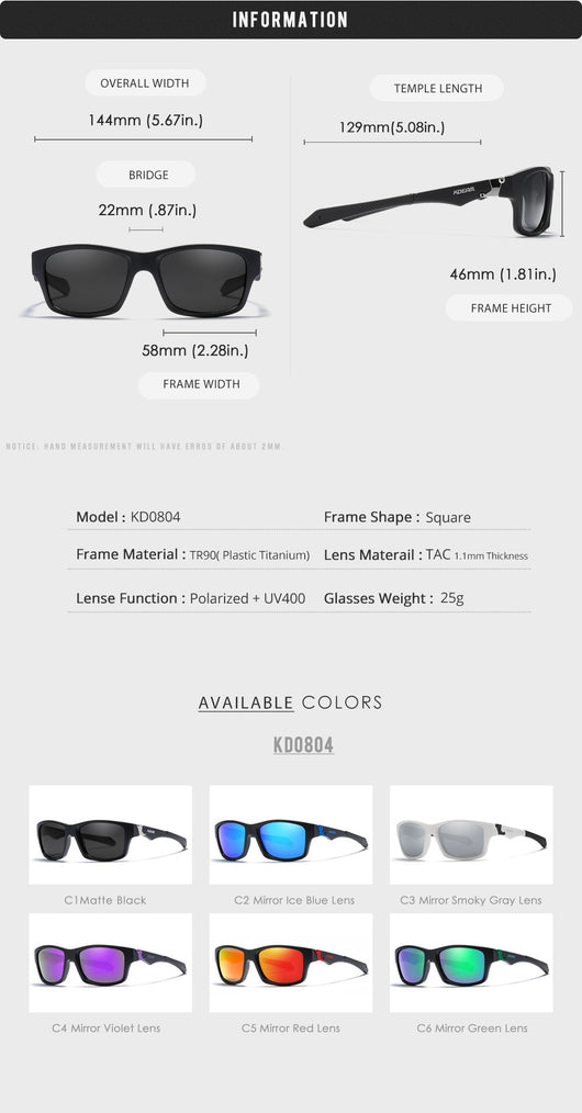 Gafas de Sol Polarizadas Deportivas Unisex - Image 17