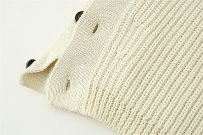 Top Tejido sin Espalda con Cuello Colgante - Image 15