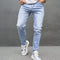 Jeans Skinny Elásticos de Algodón para Hombre
